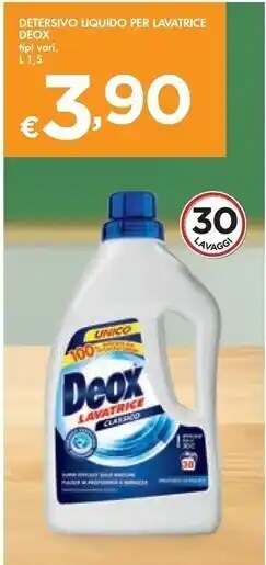 Bennet Deox detersivo liquido per lavatrice offerta