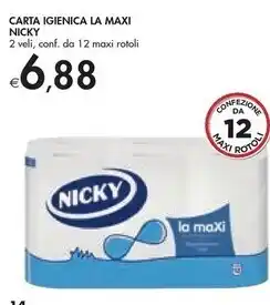 Bennet Nicky carta igienica la maxi offerta