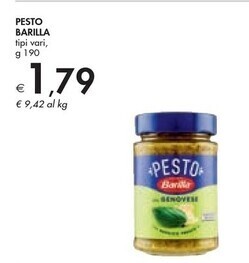 Bennet Barilla pesto offerta