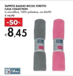 Bennet Casa collection tappeto bagno riccio stretto offerta