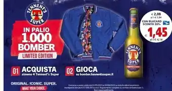Il Gigante Tennent's birra offerta