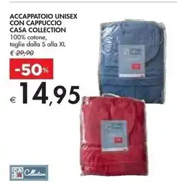 Bennet Casa collection accappatoio unisex con cappuccio offerta