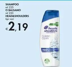 Bennet Head & shoulders shampoo o balsamo offerta