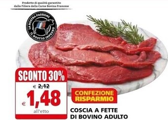 Il Gigante Coscia a fette di bovino adulto offerta