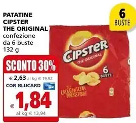 Il Gigante Cipster patatine the original offerta