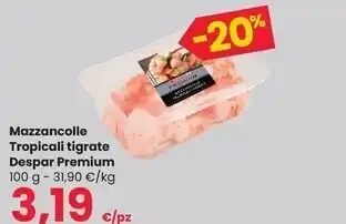 Despar mazzancolle tropicali tigrate