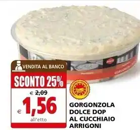 Arrigoni gorgonzola dolce dop al cucchiaio