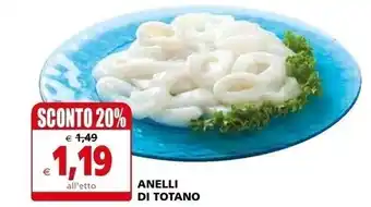 Il Gigante Anelli di totano offerta