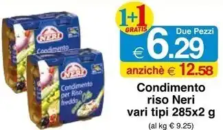Neri condimento riso