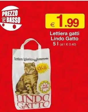 Lettiera gatti lindo gatto