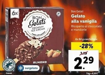 Lidl Bon gelati - gelato alla vaniglia offerta
