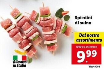 Spiedini di suino