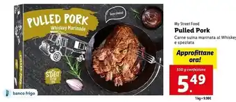 Lidl My street food - pulled pork offerta