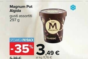 Carrefour Iper Algida magnum pot offerta