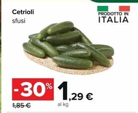 Carrefour Iper Cetrioli offerta