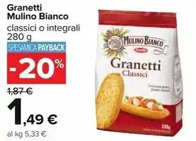 Barilla granetti mulino bianco