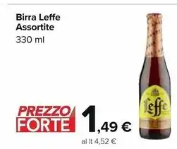 Carrefour Iper Leffe birra offerta