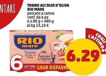 PENNY Rio mare tonno all'olio d'oliva offerta