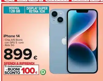 Carrefour Iper Apple iphone 14 offerta
