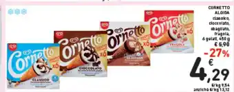Spazio Conad CORNETTO ALGIDA 450 g offerta