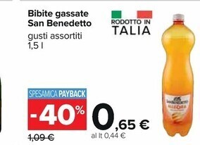 San benedetto bibite gassate