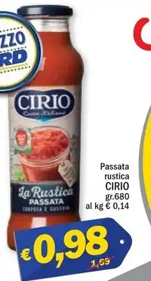 PENNY Divella passata di pomodoro offerta