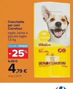 Carrefour crocchette per cani