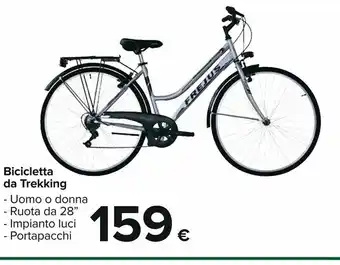 Carrefour Iper Bicicletta da trekking offerta