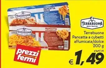 Terrabuona pancetta a cubetti affumicata
