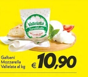 Iper Super Conveniente Galbani mozzarella vallelata offerta