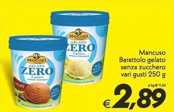 Iper Super Conveniente Mancuso barattolo gelato senza zucchero offerta