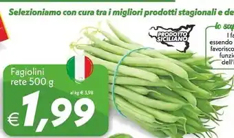 Iper Super Conveniente Fagiolini offerta