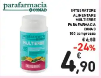 INTEGRATORE ALIMENTARE MULTIERBE PARA FARMACIA CONAD