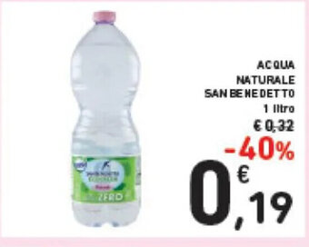 Spazio Conad ACQUA NATURALE SAN BENEDETTO 1 Litro offerta