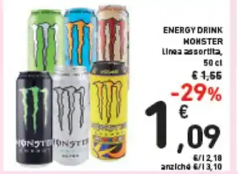 Spazio Conad ENERGY DRINK MONSTER 50 cl offerta