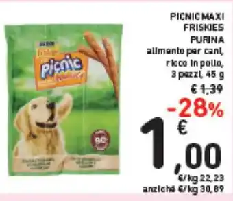 Spazio Conad PICNIC MAXI FRISKIES PURINA offerta