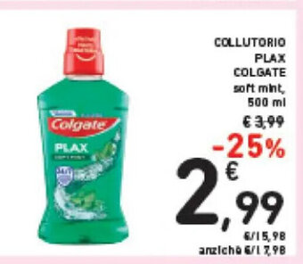 Spazio Conad COLLUTORIO PLAX COLGATE 500 ml offerta