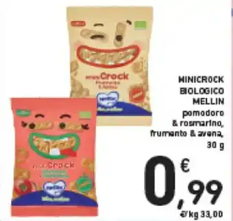 Spazio Conad MINICROCK BIOLOGICO MELLIN 30 g offerta