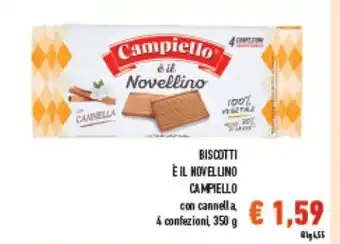 Spazio Conad BISCOTTI È IL NOVELLINO CAMPIELLO 350 g offerta