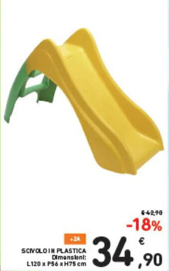 SCIVOLO IN PLASTICA
