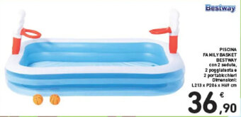 Spazio Conad PISCINA FAMILY BASKET BESTWAY offerta