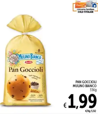 Spazio Conad PAN GOCCIOLI MULINO BIANCO 336 g offerta