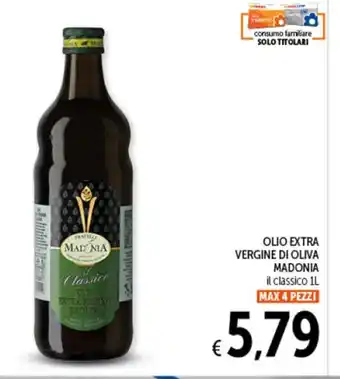 Spazio Conad OLIO EXTRA VERGINE DI OLIVA MADONIA offerta