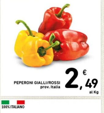 Spazio Conad PEPERONI GIALLI/ROSSI offerta