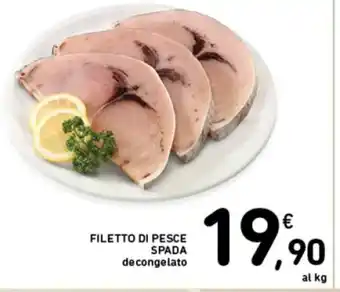 Spazio Conad FILETTO DI PESCE SPADA de congelato offerta