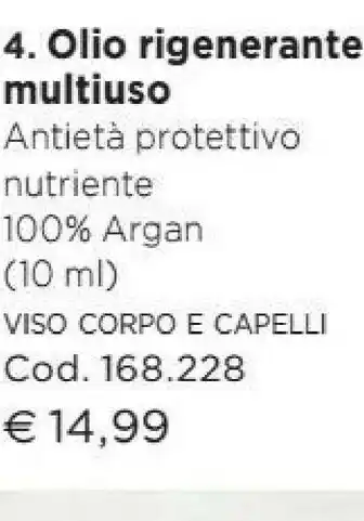 Bottega Verde Bottega Verde Olio Rigenerante Multiuso offerta