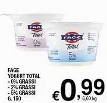 Sigma Fage yogurt total 0% grassi offerta