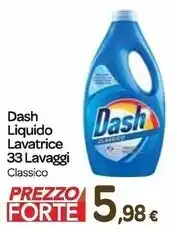 Carrefour Express Dash liquido lavatrice 33 lavaggi offerta