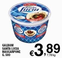Sigma Galbani santa lucia mascarpone offerta