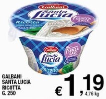 Sigma Galbani santa lucia ricotta offerta